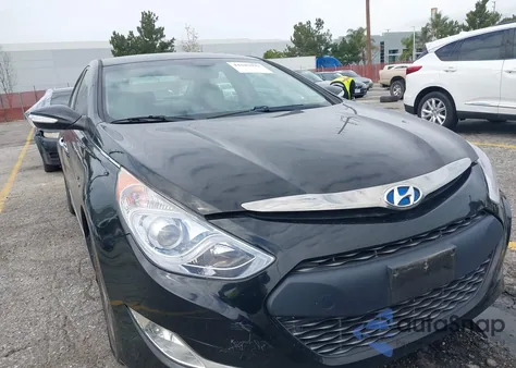2013 Hyundai Sonata Hybrid Limited из США, поврежденный, VIN KMHEC4A40DA101296